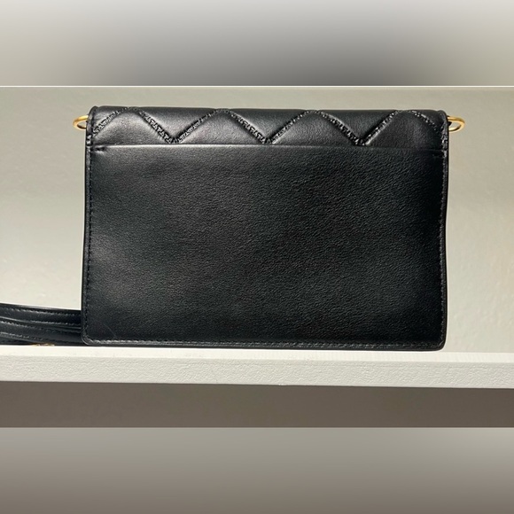 NWOT Tory Burch Black Quilted Crossbody Bag - Picture 8 of 16